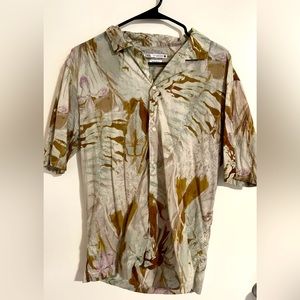 Men’s Zara Hawaiian Button Down Shirt